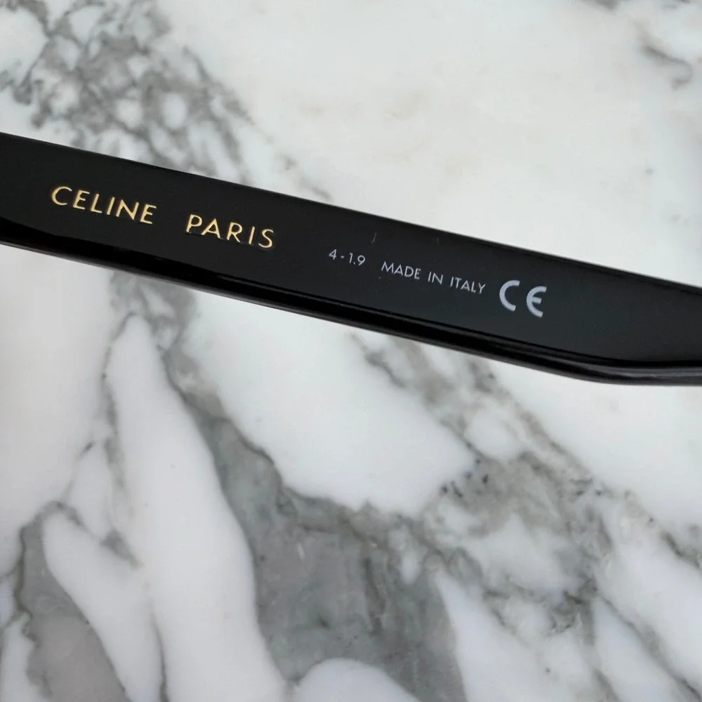 Celine‎ Reflective Sunglasses CL400720l Black Mens Unisex